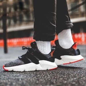 Adidas Originals Prophere Black/Solar Red White AC8509 Women's US size 5.5 Shoes